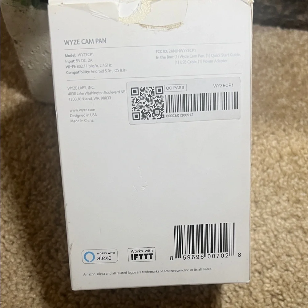 Wyze White Smart Camera